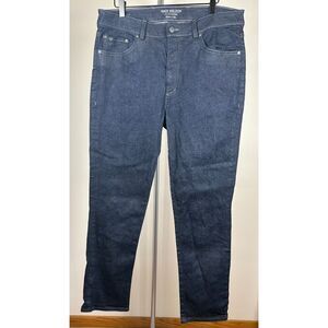 Mack Weldon Men's Jeans 36x32 Blue Silver Denim Dark Wash Straight Leg